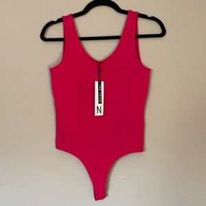 [S] Noisy May Bodysuit | Hot Pink